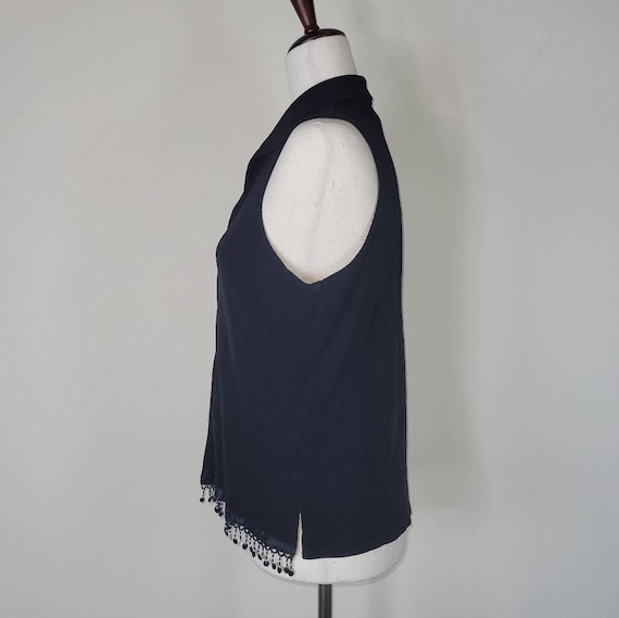 Ronni Nicole Blouse Womens 10P Black Sleeveless B… - image 4