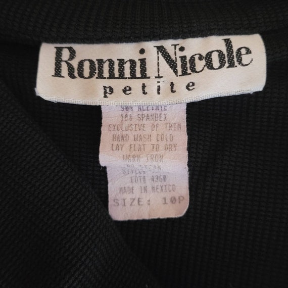 Ronni Nicole Blouse Womens 10P Black Sleeveless B… - image 7