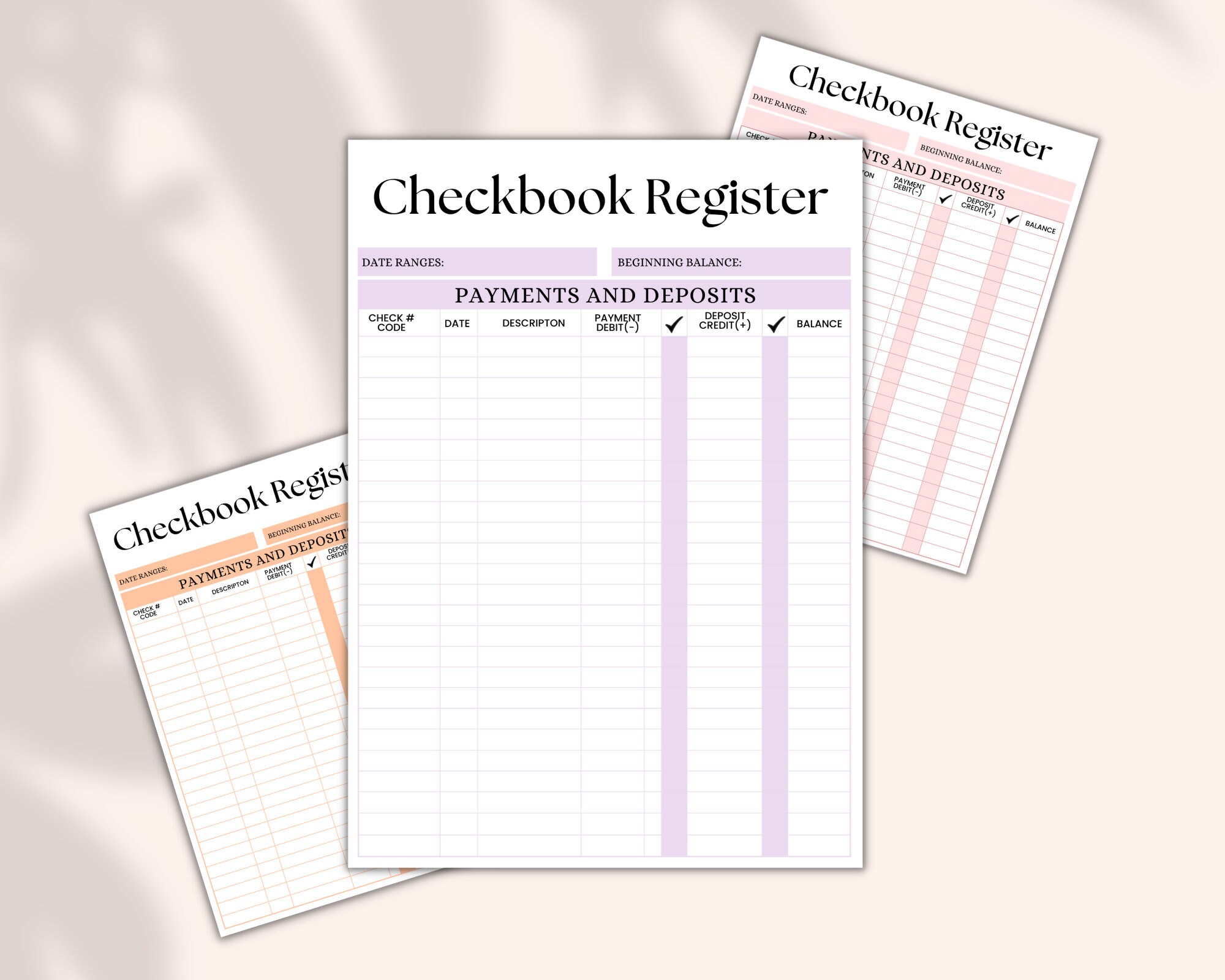 Checkbook Register,checkbook Balance,checkbook Template,checkbook Log