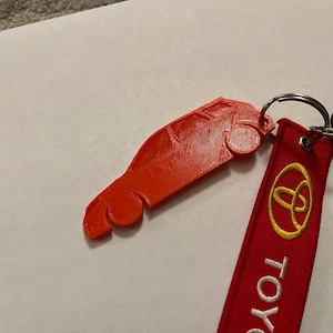 3D Printed Toyota Matrix Key Chain Attachment