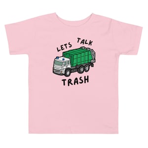 Lasst uns reden, Müllauto T-Shirt, Müllauto, Jungen Geschenk, Kleinkind T-Shirt, Geburtstagsfeier T-Shirt, LKW Thema, Monstertruck, Kinder Geschenk
