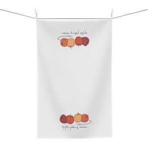 Apple Picking Season Soft Tea Towel