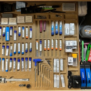 CNC bit organizer