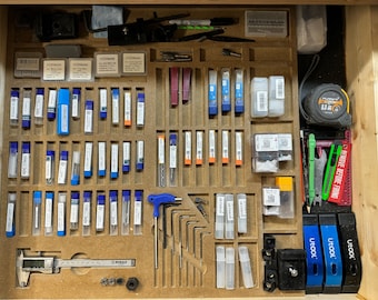 CNC bit organizer