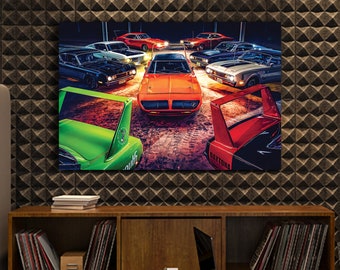 American Muscle 1970 Plymouth Road Runner Superbird - Canvas Art - Ready to Hang