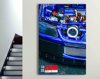 JDM Legends Mitsubishi Evo - Canvas Art - Ready to Hang