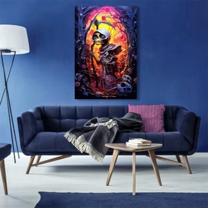 Death Reaper - Canvas Art - Ready to Hang