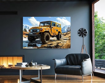 1984 Toyota FJ Cruiser - Canvas Art - Ready to Hang