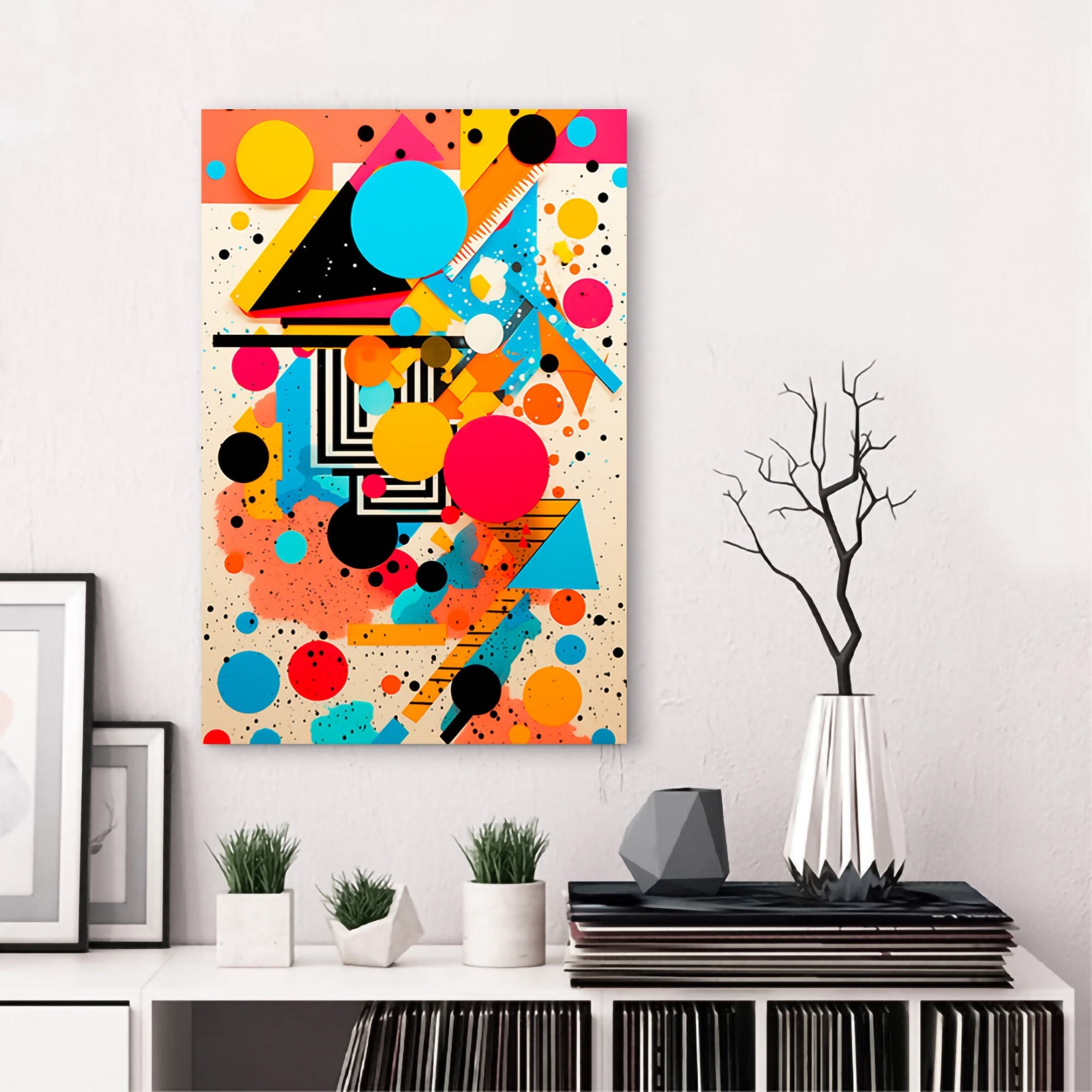 Structube KALEIDO Abstract Canvas Print
