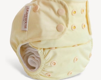 Recycled Pocket Cloth Diaper - Easy Stuff - Creambrulle - Insert NOT Included