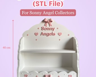 Sonny Angel Figuren-Display-Regal 3D-Druckdatei | Kawaii Sammlerständer (STL/3MF)