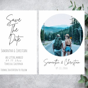 Save The Date Wedding Invitation