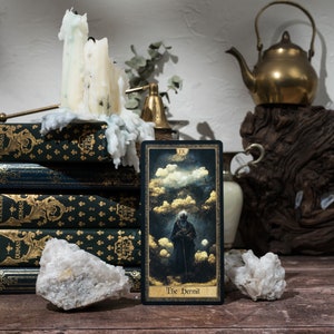Erethereal Shadow Work Tarot Deck 78 Tarot Cards, Dark Vintage Witch Ethereal Gold Foil Edges, Oracle Card Deck, Indie Beginner Divination image 7