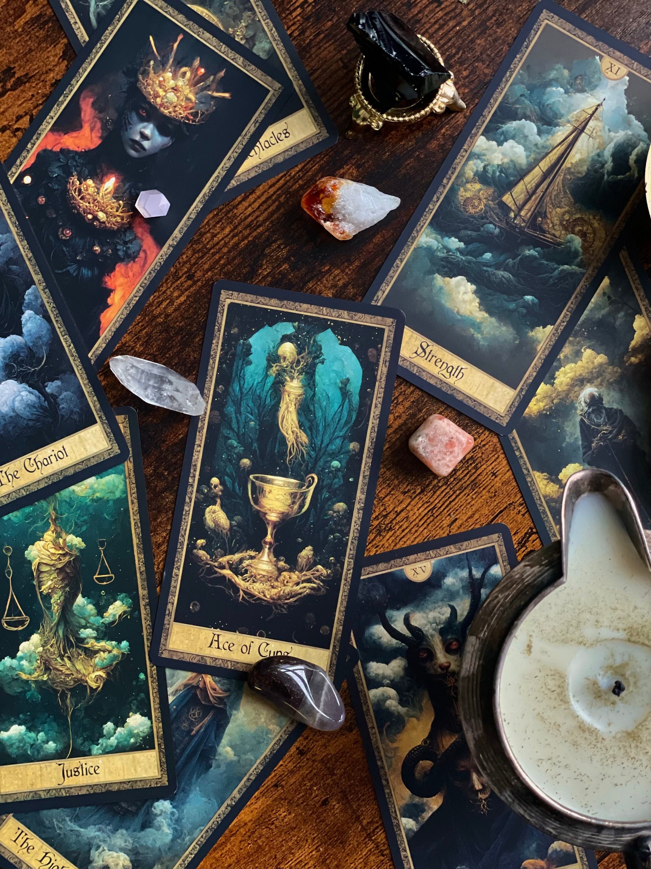 Tarjetas de tarot para principiantes, cartas de tarot con significados en  ellas, baraja de tarot con guía - Aprendizaje de cartas de tarot - Yes No