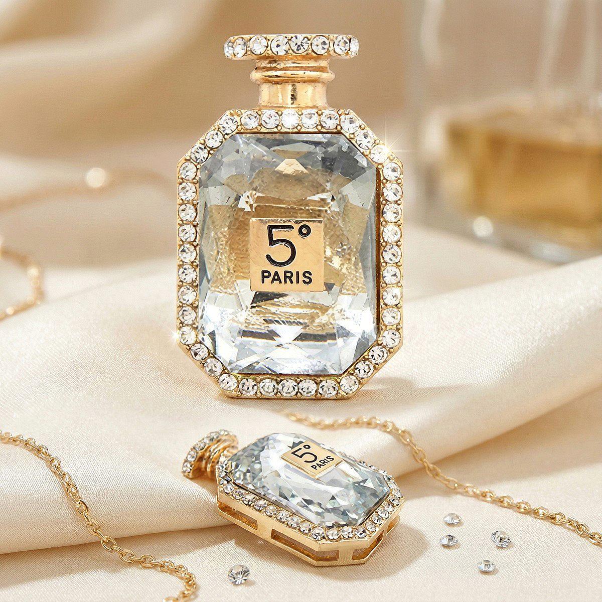 Vintage Perfume Bottle Brooch - Etsy