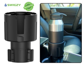 Swigzy Car Cup Holder Expander Adapter - Holds Hydro Flask, Yeti, Nalgene, Large 32/40oz. Bottles & Big Drinks