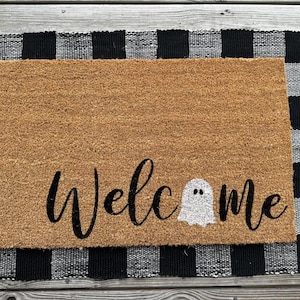 Halloween Ghost Welcome Doormat
