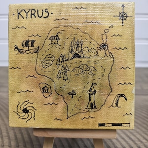 Peintures de cartes fantastiques 4x4