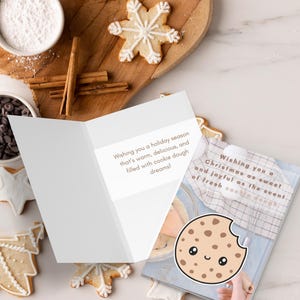 Cookie Dough Weihnachtsgrußkarte