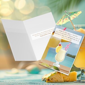 Cartão de felicitações com aroma de Piña Colada para o Dia das Mães