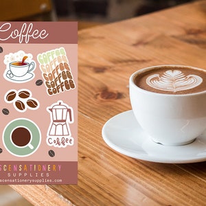 Fiche de Stickers parfumés au café