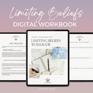 Limiting Beliefs Digital Workbook for Self-Development and Manifestation