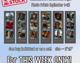 VisionQuest LIMITED TIME ONLY 10/17-10/24 Photobooth Style Photo Prints Episodes 1+2