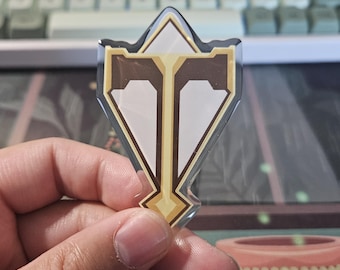 Arcane Jayce Talis Acrylic Logo Pin