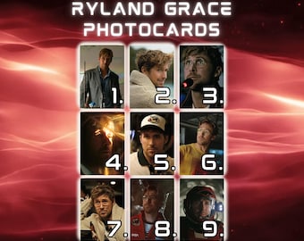 PHM Project Hail Mary Ryland Grace Photocards Boyfriend Ryan Gosling