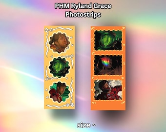 PHM Project Hail Mary Ryland Grace Ryan Gosling Photobooth style Photo strips
