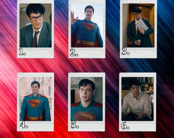 DC DCU Superman 2025 Clark Kent Boyfriend Polaroids (or custom photo!)
