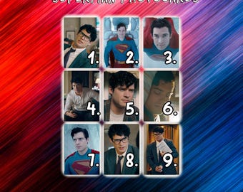 DC DCU Superman 2025 Clark Kent Photocards Boyfriend David Corenswet