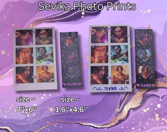 Arcane Sevika Season 1 and Season 2 Photobooth themed Filmstrips Photo Prints
