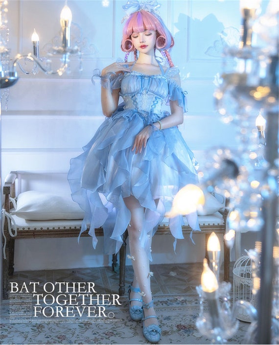 Blue top lolita dress