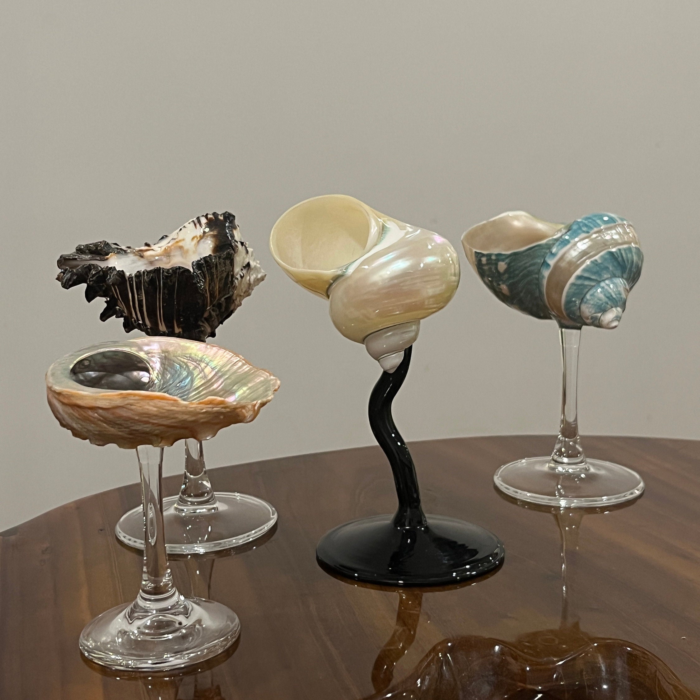 Handmade Seashell Coupe / Martini Glass – Peppery Home