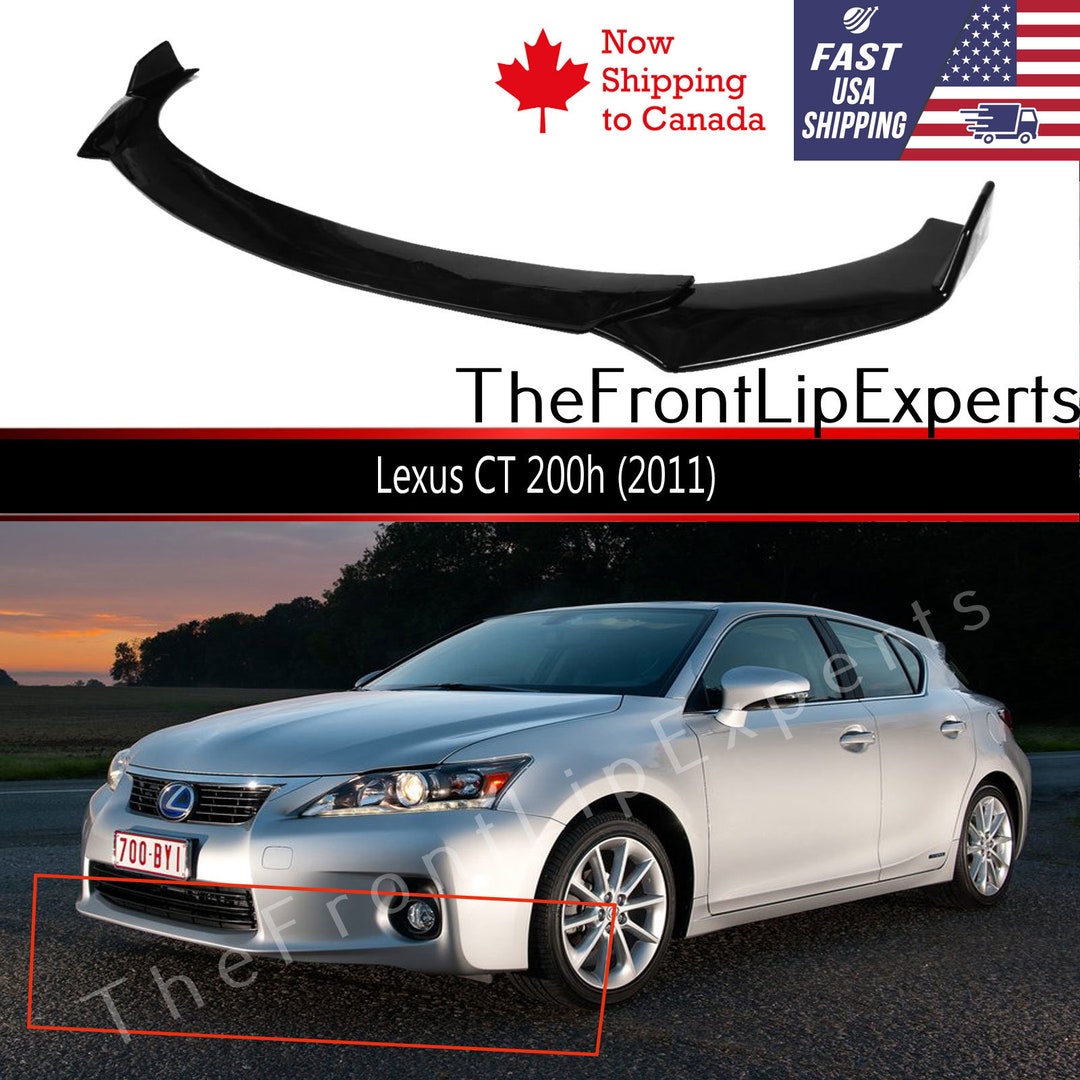 Lexus CT 200h 2011 Front Lip Bumper Splitter Chin Gloss Etsy