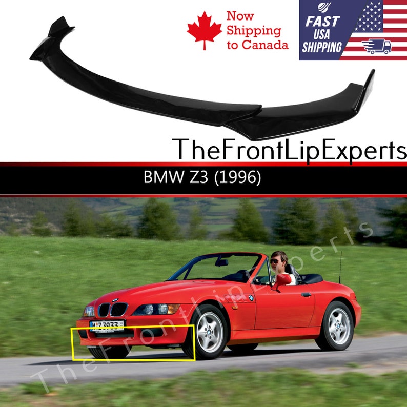 BMW Z3 1996 Front Lip Bumper Splitter Chin Gloss Black Etsy