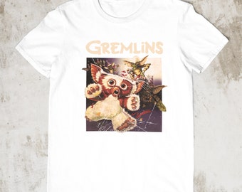 Gremlins V3 T-shirt | tee-shirt en coton vintage | Affiche de film T-shirt | T-shirt Gremlins