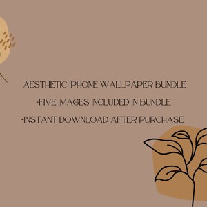 Aesthetic iPhone wallpaper bundle
