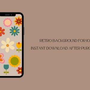 Pantalla Floral Lock para iPhone