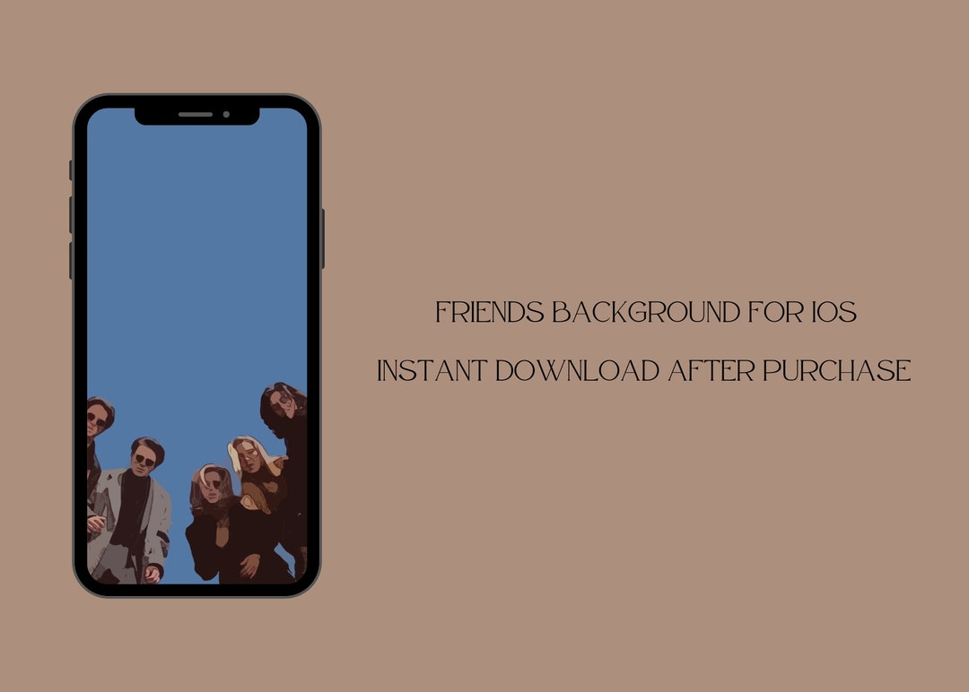Iconic Friends Cast Lock Screen for iPhone - Etsy