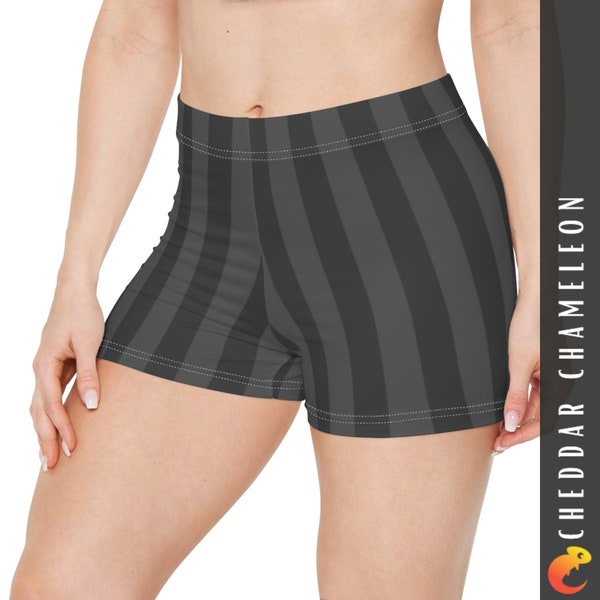 CurveEase - Mid-Waist Stretch Denim Shorts by The Nevermore