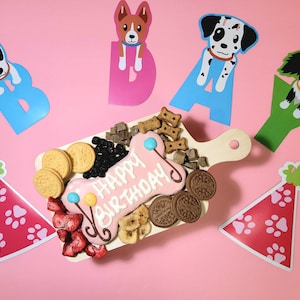 Dog Birthday charPOOCHerie/ Barkuterie board