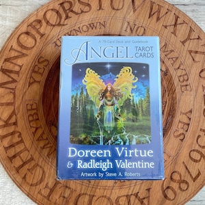 Cartes de tarot des anges de Doreen Virtue – Jeu de tarot scellé en usine, rare et épuisé