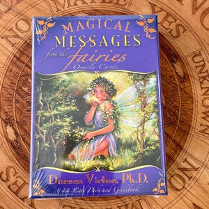 Doreen Virtue Magical Messages From The Fairies Oracle Cards 44 jeu de cartes de tarot et guide neuf tarot vintage scellé tarot rare épuisé