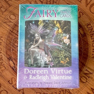 Rares cartes de tarot de fée par Doreen Virtue - Épuisé, jeu de tarot de collection scellé en usine (2007)