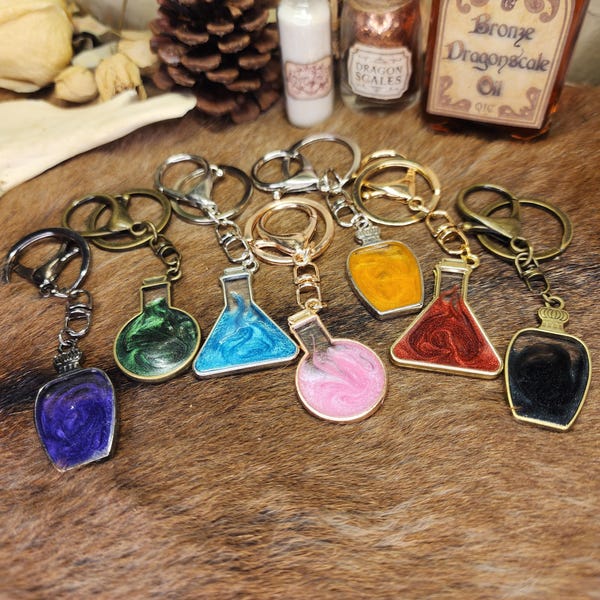 Custom Potion Keychain!