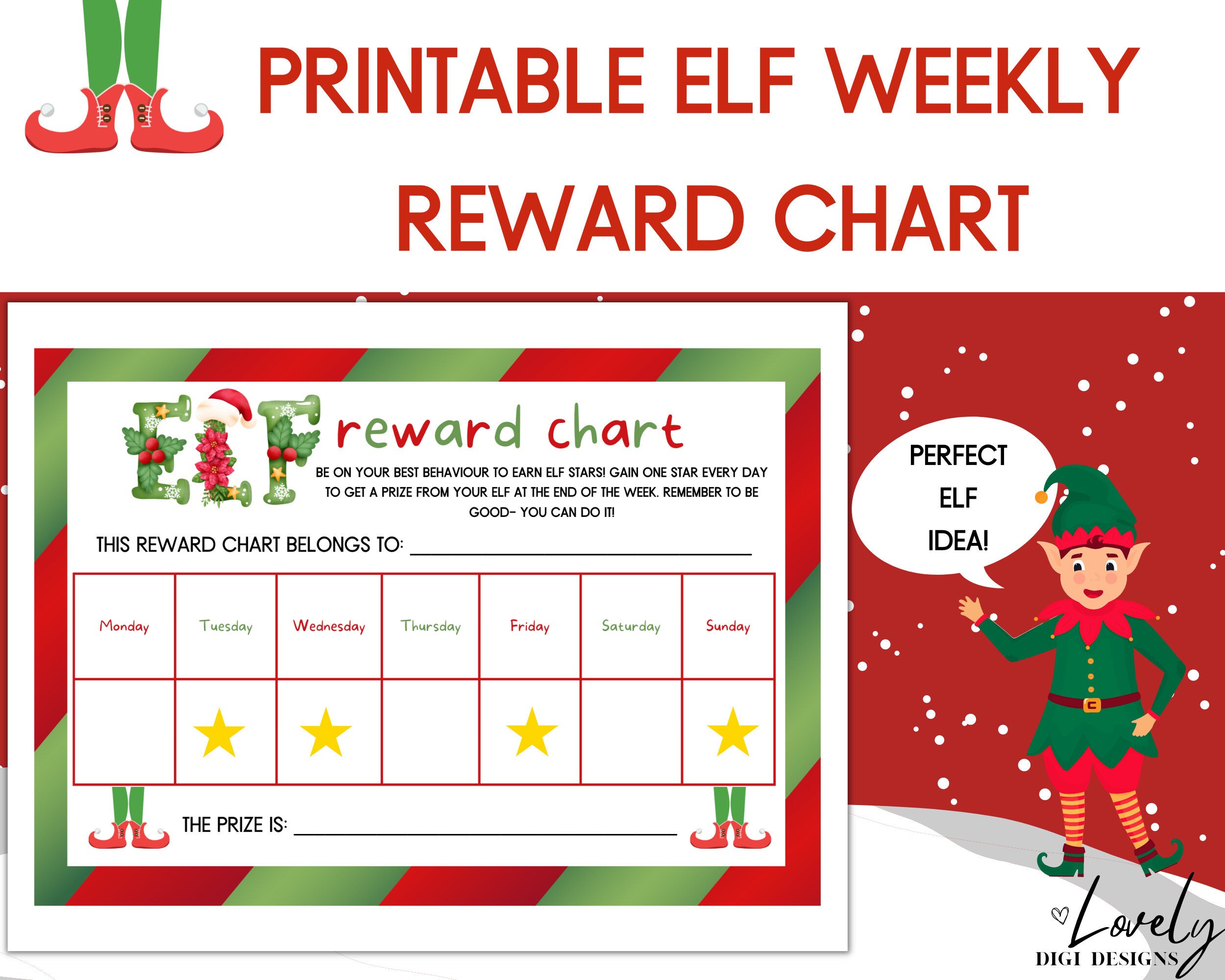 BEN HOLLY POTTY TOILET TRAINING REWARD CHART Free Stars Pen Safe 