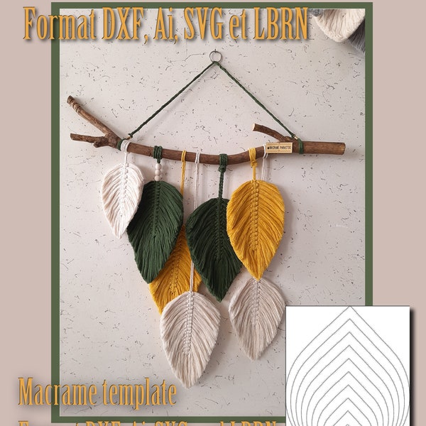 Macrame Leaf - Etsy