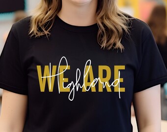 Custom School Squad Shirt, Teacher Gift, School Name Tee